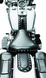 Mustang 04-21 Harley Sportster 4.5 Wide Touring Solo Seat w/Driver Backrest - Black