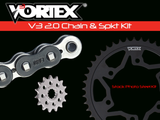Vortex Racing V3 2.0 Chain and Sprocket Kit 3271-16,641AS-46,520SX3-118- Black